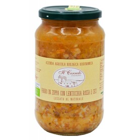 ZUPPA PRONTA DI FARRO,LENT.,CECI VETRO GR 580