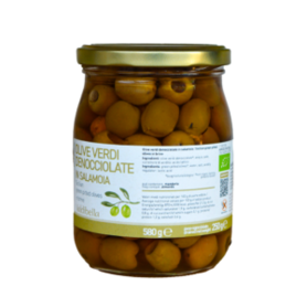 OLIVE VERDI DENOCCIOLATE IN SALAMOIA 580G - VDB